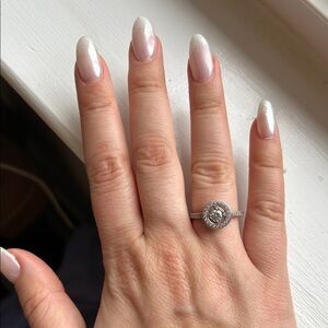 Pandora  Silver Halo Ring
